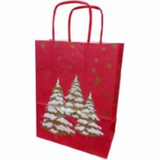 Пакет подарочный КРАФТ с рисунком 34x12x26 cм Happycom International