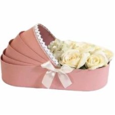 Коробка подарочная UFO w9297 33х17х8 pink