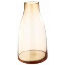 Ваза стеклянная Wrzesniak Glassworks Яншо 34 см янтарная 17-8821B