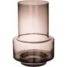 Ваза стеклянная Wrzesniak Glassworks 25х17 см 25 см серая 15-3881A