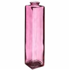 Ваза стеклянная Trend Glass 24,5 см розовый pink