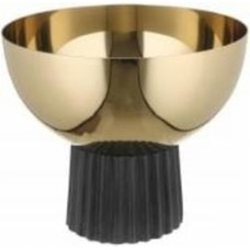 Фруктовница Bowl 15х15х13 см золотая