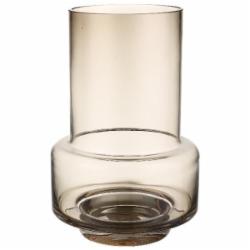 Ваза стеклянная Wrzesniak Glassworks Колба 15-3881A 25 см топаз 15-3881A