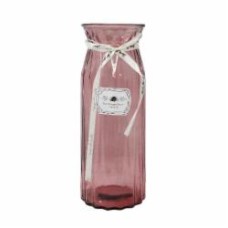 Ваза стеклянная CRYSTAL Crystal Cindy 29 см красная 83000008/1_YBCG-MT-5/1