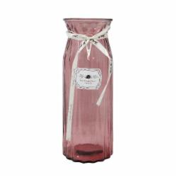 Ваза стеклянная CRYSTAL Crystal Cindy 29 см красная 83000008/1_YBCG-MT-5/1 Ваза стеклянная CRYSTAL Crystal Cindy 29 см красная 83000008/1_YBCG-MT-5/1