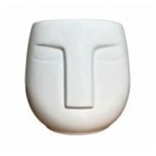 Ваза керамическая Nana ceramics Спящий 12 см белый глянец