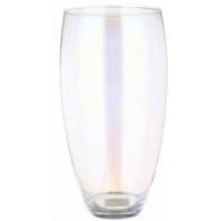 Ваза стеклянная Wrzesniak Glassworks Luster 35 см перламутровая