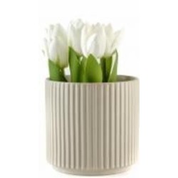 Ваза-кашпо МВМ DH-FLOWERS-24 M BEIGE 13 см Бежевый DH-FLOWERS-24 M BEIGE
