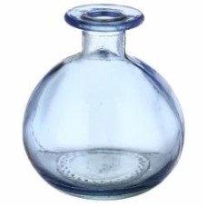Ваза San Miguel BOTELLA D11 см стекло 12 см зимняя лазурь 4411DB601