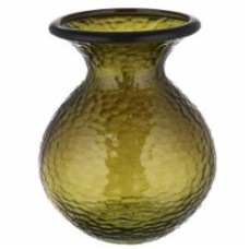 Ваза San Miguel PARADISE D20 см стекло 24,5 см хаки 4828DB615