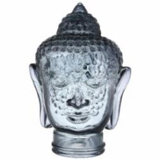Статуэтка Cabeza de Buda 30 см светло-серая San Miguel