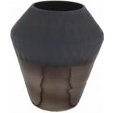 Ваза PANACHE Carved Glass 25 см зола/античный 51898