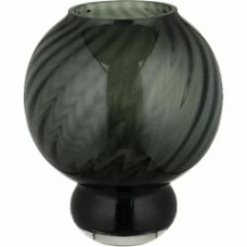 Ваза стеклянная Wrzesniak Glassworks Шар Wisla Grey 17-10845 20 см серая