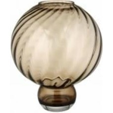 Ваза стеклянная Wrzesniak Glassworks Шар Wisla Topaz 17-10845D 35 см топаз 17-10845D
