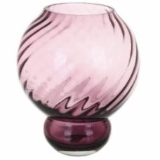 Ваза стеклянная Wrzesniak Glassworks Wisla 17-10845 20 см вересковая