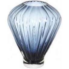 Ваза стеклянная Wrzesniak Glassworks Wisla 27 см синяя 17-11031A