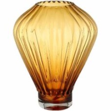 Ваза стеклянная Wrzesniak Glassworks Wisla Topaz 17-11031 35 см топаз 17-11031