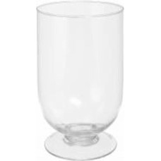 Ваза стеклянная Wrzesniak Glassworks на ножке 24 см прозрачная 15-318