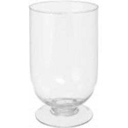 Ваза стеклянная Wrzesniak Glassworks на ножке 24 см прозрачная 15-318