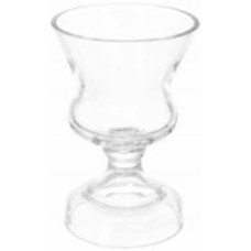 Ваза стеклянная Wrzesniak Glassworks 17-10676B 22 см прозрачная 17-10676B