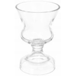 Ваза стеклянная Wrzesniak Glassworks 17-10676B 22 см прозрачная 17-10676B