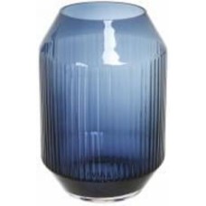 Ваза стеклянная Wrzesniak Glassworks Wigry 17-10699A 26 см синяя 17-10699A