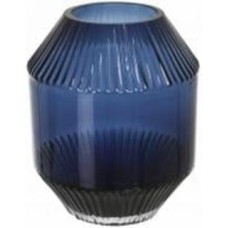 Ваза стеклянная Wrzesniak Glassworks Wigry 20 см синяя