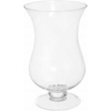 Ваза на ножке Wrzesniak Glassworks Тюльпан стеклянная 15-342 30 см прозрачная