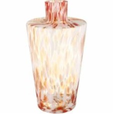 Ваза стеклянная Wrzesniak Glassworks Confetti Opal Red 27-1599B 39 см 27-1599B