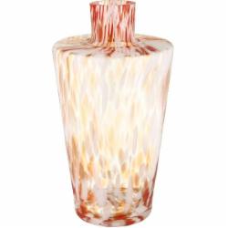 Ваза стеклянная Wrzesniak Glassworks Confetti Opal Red 27-1599B 39 см 27-1599B