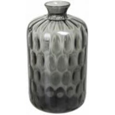 Ваза стеклянная Wrzesniak Glassworks Torun 32 см серая