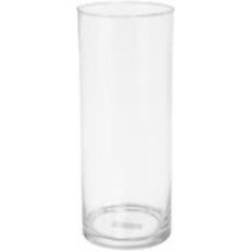 Ваза стеклянная Wrzesniak Glassworks цилиндр 17-5976 25,5 см прозрачная
