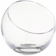 Ваза стеклянная Wrzesniak Glassworks 15-1447M 13 см прозрачная 15-1447M