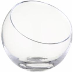 Ваза стеклянная Wrzesniak Glassworks 15-1447M 13 см прозрачная 15-1447M