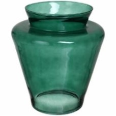 Ваза стеклянная Wrzesniak Glassworks Pilica 31,5 см зеленая 17-5004