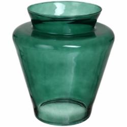 Ваза стеклянная Wrzesniak Glassworks Pilica 31,5 см зеленая 17-5004