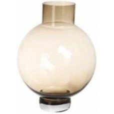 Ваза стеклянная Wrzesniak Glassworks Prosna 17-11029A 46 см топаз 17-11029A