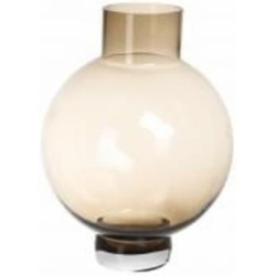 Ваза стеклянная Wrzesniak Glassworks Prosna 17-11029A 46 см топаз 17-11029A