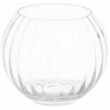 Ваза стеклянная Wrzesniak Glassworks Stripe 17-2868D 13 см прозрачная 17-2868D