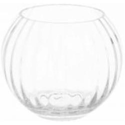 Ваза стеклянная Wrzesniak Glassworks Stripe 17-2868D 13 см прозрачная 17-2868D