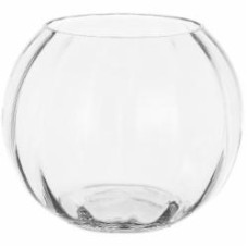 Ваза стеклянная Wrzesniak Glassworks Stripe 17-107B 20,5 см прозрачная