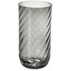 Ваза стеклянная Wrzesniak Glassworks 17-11081 21 см серая 17-11081