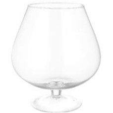 Ваза стеклянная Wrzesniak Glassworks коньячная 19-102B 24 см прозрачный