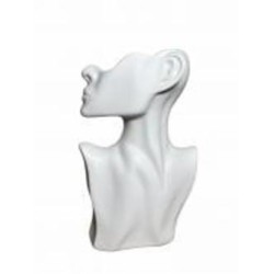 Ваза керамическая Nana ceramics Мадам 25 см белый муар