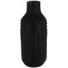 Ваза керамическая Pinsung Ceramics Rooricone 28,5 см черная матовая PS32932