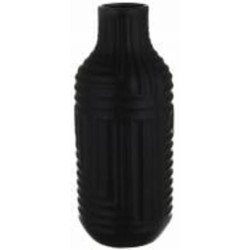 Ваза керамическая Pinsung Ceramics Rooricone 28,5 см черная матовая PS32932