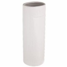 Ваза керамическая Pinsung Ceramics Nooka 36 см белая матовая PS33411