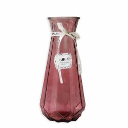 Ваза стеклянная CRYSTAL Fiona 30 см красная 83000005_YBCG-MT-5/1