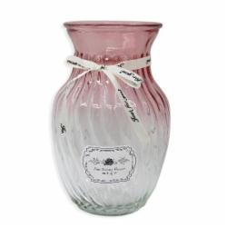 Ваза стеклянная CRYSTAL Ceres 19,5 см розовая 83230818_YBCG-230818-14/1