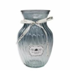 Ваза стеклянная CRYSTAL Ceres 19,5 см серая 83230818_YBCG-230818-14/2